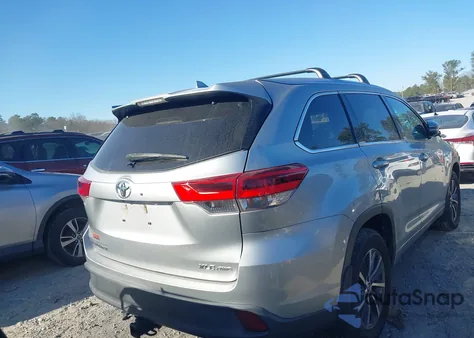 2018 Toyota Highlander Xle z USA, uszkodzony, nr VIN 5TDJZRFHXJS843200